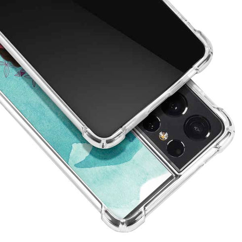 Disney Princess Moana with Pua and Heihei Galaxy S21 Ultra 5G Clear Case